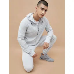 Kappa Men Graphic Printed Hooded Front-Open Sweatshirt-picture-19