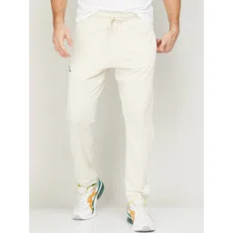 Kappa Men Logo Printed Detail Cotton Mid-Rise Sports Track Pants-picture-20