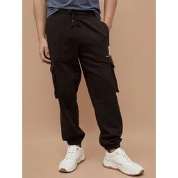 Kappa Men Printed Cotton Relaxed Joggers-picture-25