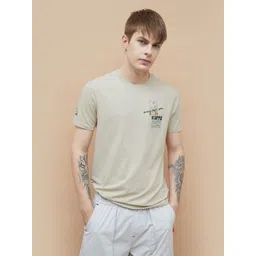 Kappa Men Typography Printed Round Neck Cotton T-shirt-picture-39