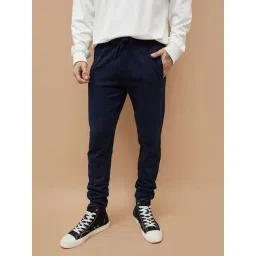 Kappa Navy Cotton Regular Fit Joggers-picture-34