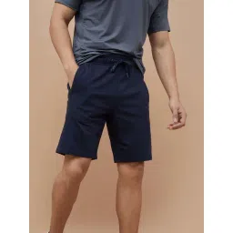 Kappa Navy Cotton Regular Fit Sports Shorts-picture-16