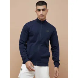 Kappa Navy Cotton Regular Fit Sports Sweatshirt-picture-31