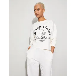 Kappa Off White Cotton Regular Fit Printed T-Shirt-picture-16