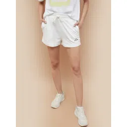 Kappa Off White Cotton Regular Fit Shorts-picture-10