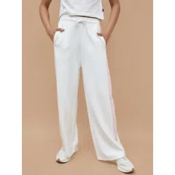 Kappa Off White Regular Fit Color-Block Trackpants-picture-26