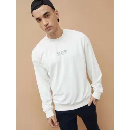 Kappa Off White Relaxed Fit Printed Sweatshirt-picture-15