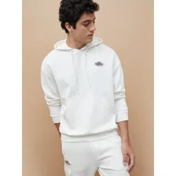 Kappa White Regular Fit Hooded Sweatshirt-picture-30