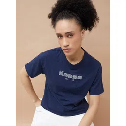 Kappa Women Brand Logo Printed T-shirt-picture-17