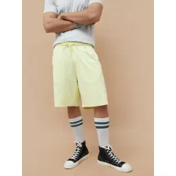 Kappa Yellow Relaxed Fit Shorts-picture-34