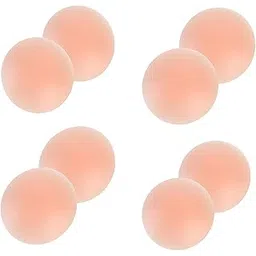 kaqer Nipple Covers Self Adhesive Slicone Breast Petals Bra Pad and Reusable Nipple Pads Covers Women's Reusable Nipple Cover Ideal for Womens and Girls-picture-10