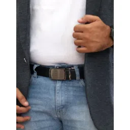 Kara Black & Dark Brown Solid Reversible Belt-picture-34