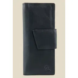 Kara Black Solid Bi-Fold Leather Wallet-picture-17