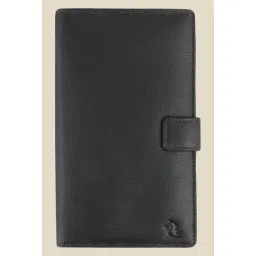 Kara Black Solid Bi-Fold Leather Wallet-picture-31