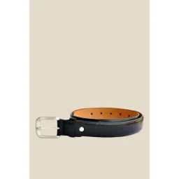Kara Black Solid Leather Belt-picture-10