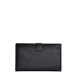 Kara Black Solid Leather Bi-Fold Wallet-picture-36