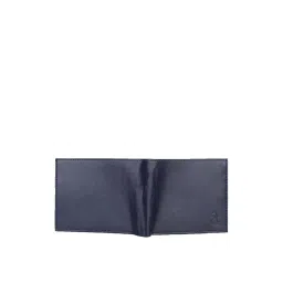 Kara Blue Leather Bi Fold Wallet for Men image 3