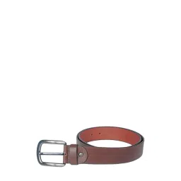 Kara Brown Textured Narrow Belt-picture-21