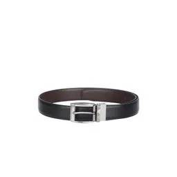 Kara Men Black & Brown Solid Reversible Leather Belt-picture-25