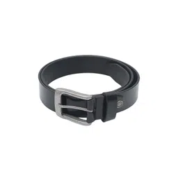 Kara Men Black Solid Leather Belt-picture-26