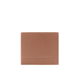 Kara Men Tan Leather Solid Two Fold Wallet-picture-22