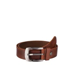 Kara Men Tan Textured Genuine Leather Belt-34-Tan-picture-46