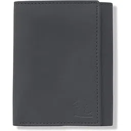 kara Men's Black Trifold Genuine Leather Wallet - Tri Fold Wallets for Men with Six Card Holder Slot-picture-10