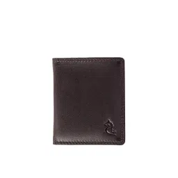 Kara Unisex Brown Solid Card Holder-picture-12