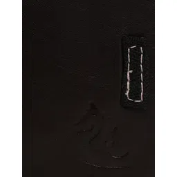 Kara Unisex Brown Solid Leather Money Clip image 4