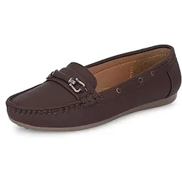 karaddi Women's Loafers | Cushioned Footbed | Stylish Fashion Moccasins | Comfortable Slip On Formal Loafer for Women | Flexible Style Casual Shoes | Formal Office Wear Shoe-picture-15