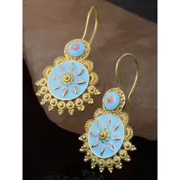 KARATCART Gold Plated Drop Earrings-picture-36