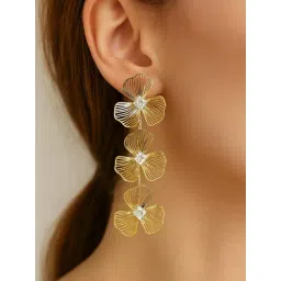 Karatcart Gold-Tone Plated Earrings for Women-picture-34