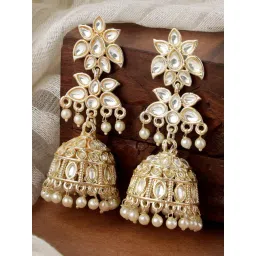 Karatcart Gold-Tone Plated Earrings for Women-picture-11