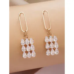 Karatcart Gold-Tone Plated Earrings for Women-picture-11