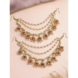 Karatcart Gold-Tone Plated Earrings for Women-picture-28