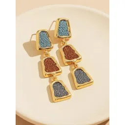 Karatcart Gold-Tone Plated Multicolored Earrings for Women-picture-41