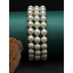 Karatcart Pearl Beaded Bracelet for Women-picture-19