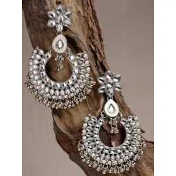 Karatcart Silver Earrings for Women-picture-17