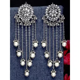 Karatcart Silver Earrings for Women-picture-14