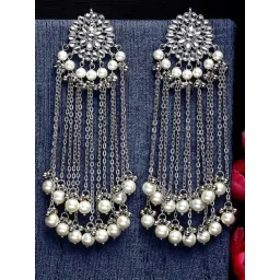 Karatcart Silver Earrings for Women-picture-15