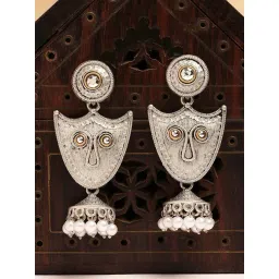 Karatcart Silver Earrings for Women-picture-26