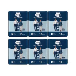 KareIn Premium Unisex Adult Medium Diapers 30-45 inch, 56056A (Pack of 6)-picture-10