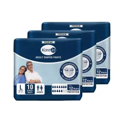 KareIn Premium Unisex Large Adult Diaper Pants 35- 47 inch, 56032 (Pack of 3)-picture-26