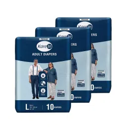 KareIn Premium Unisex Large Adult Diapers 40- 55 inch, 56027 (Pack of 3)-picture-14
