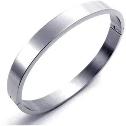 karishma kreations Brass, Silver, Stainless Steel Silver, Platinum Kada-picture-42