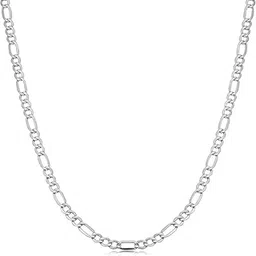 karishma kreations Chain for Men boys Jewellery Stainless Steel Valentine Long Gents Platinum Necklace Silver for Men Boys Stylish-picture-43