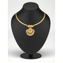 KARISHMA KREATIONS Gold-Plated Beads & Stones-Studded Necklace-picture-33