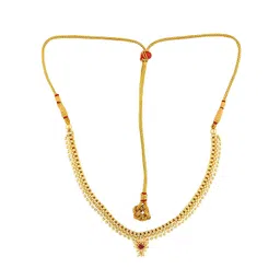 KARISHMA KREATIONS Gold-Plated Stone-Studded Necklace-picture-17