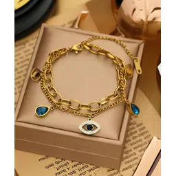 karishma kreations Stainless Steel Gold-plated Bracelet-picture-10