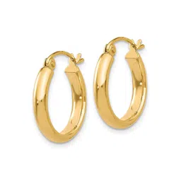KARISHMA KREATIONS Stainless Steel Gold-Plated Contemporary Hoop Earrings-picture-39